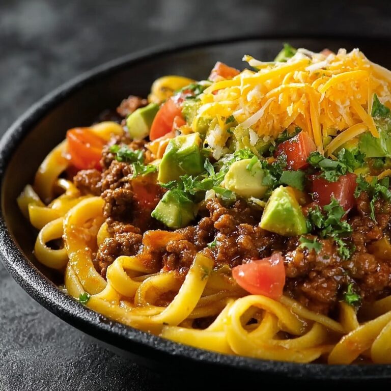 Cheesy Beef Taco Pasta Recipe