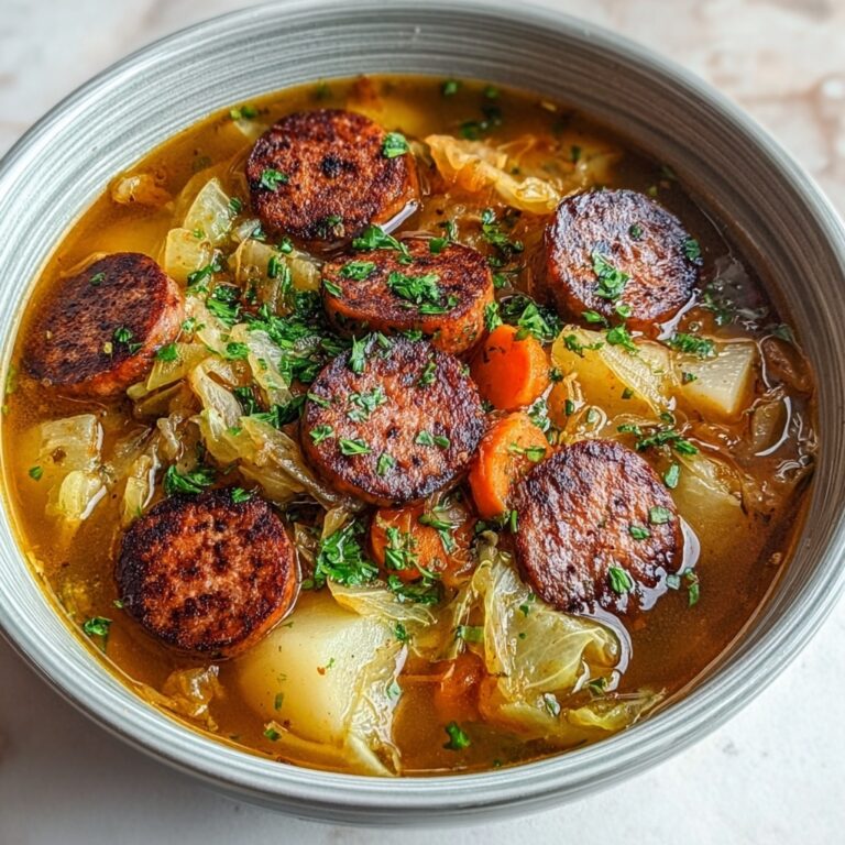 Sausage, Potato, and Cabbage Soup Recipe