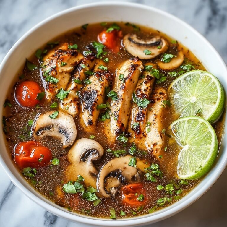 Tom Yum Gai Thai Chicken Soup Recipe