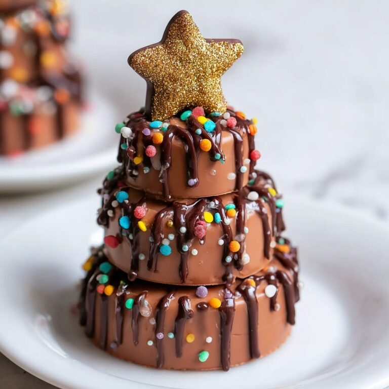 Chocolate Kinder Christmas Trees Recipe