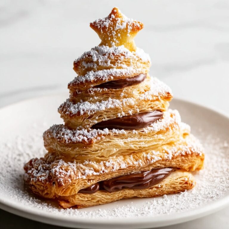 Nutella Puff Pastry Trees Recipe