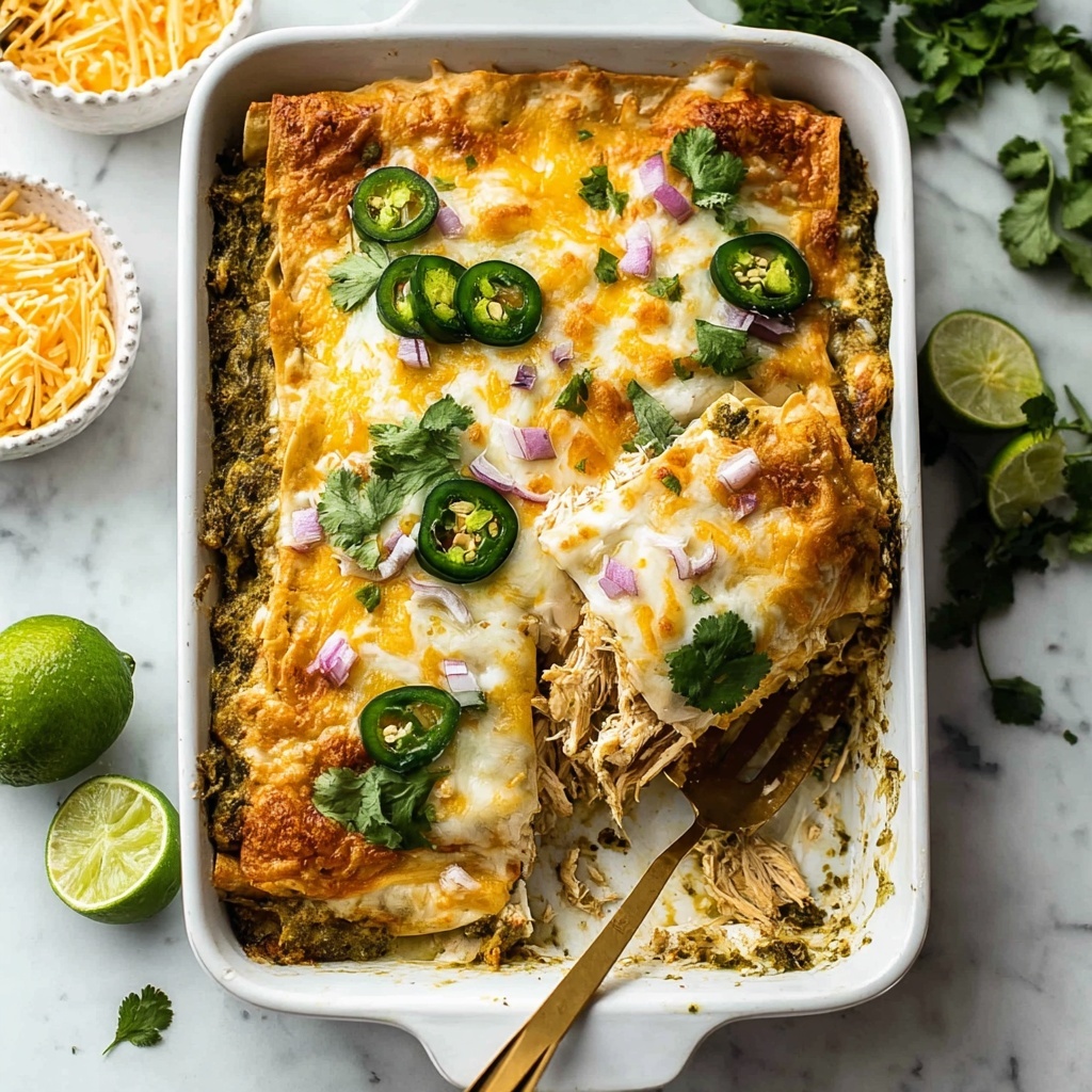 Salsa Verde Chicken Casserole Recipe - Recipe Image