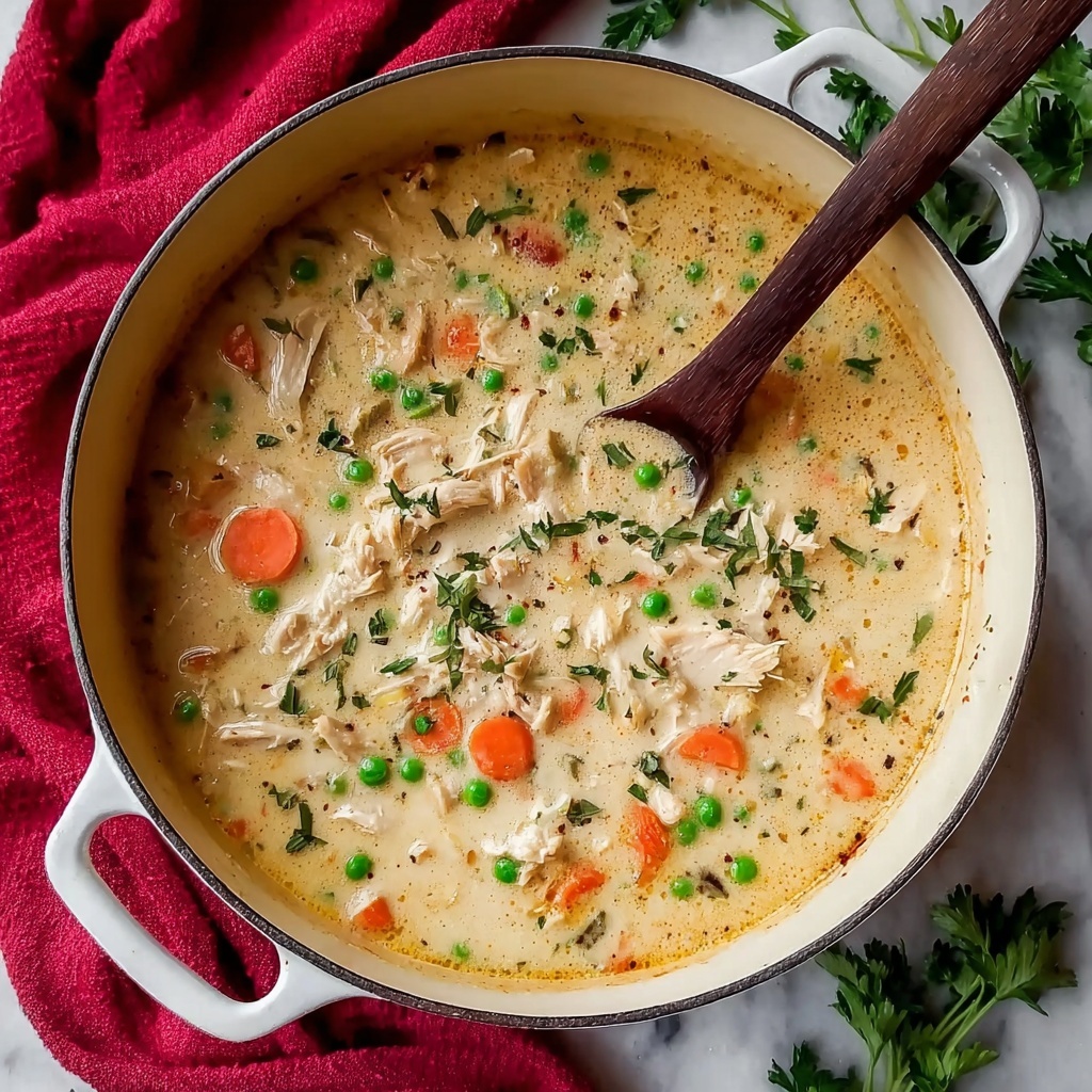 Creamy Chicken Casserole with Vegetables and Mashed Potatoes Recipe - Recipe Image