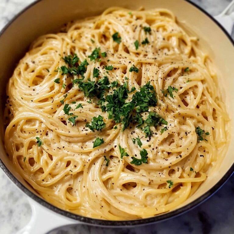 Creamy Garlic Parmesan Spaghetti Recipe