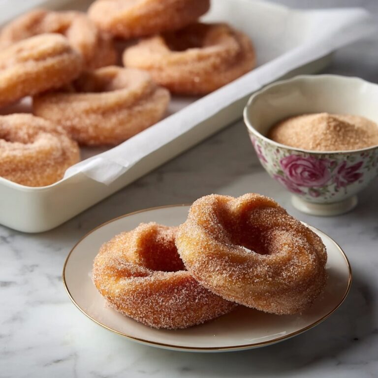 Cinnamon Sugar Twist Doughnuts Recipe