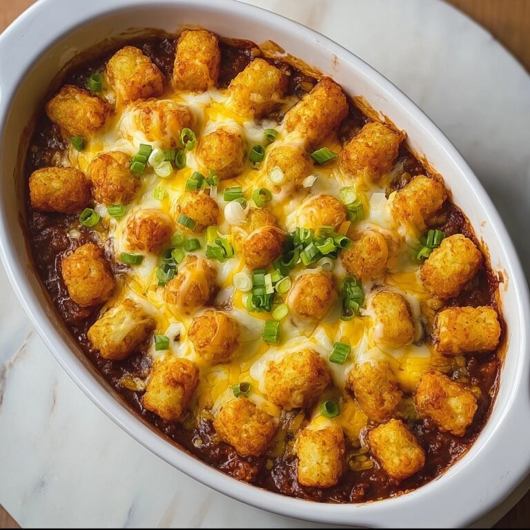 Crispy Tot Chili Casserole Recipe