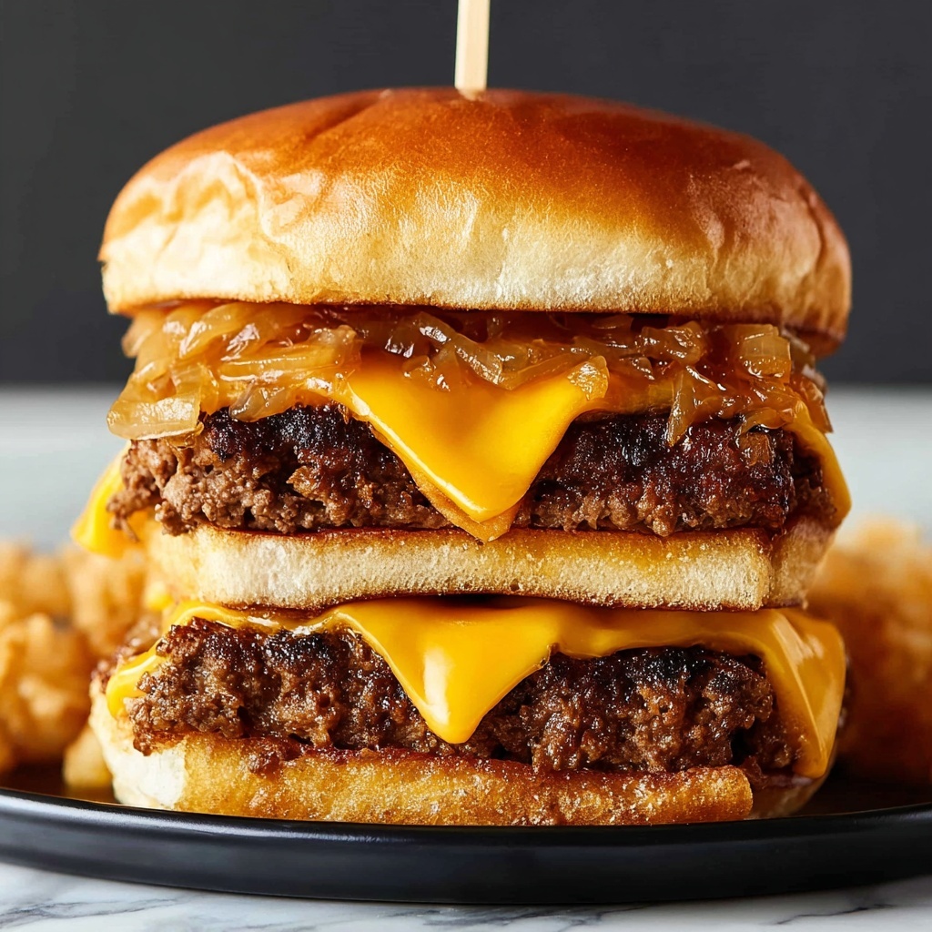Hawaiian Cheeseburger Sliders with Everything Bagel Seasoning Recipe - Recipe Image