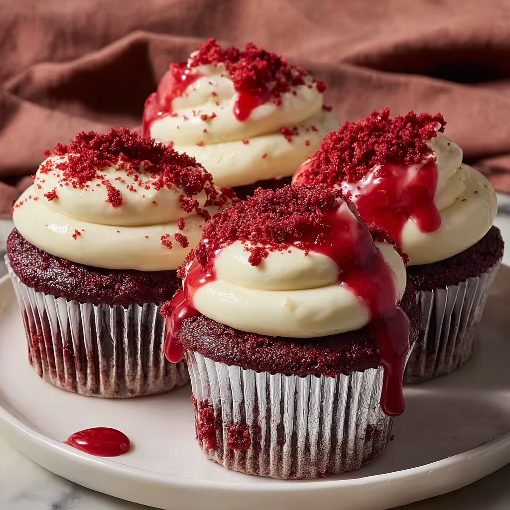 Red Velvet Crush Cupcakes Recipe - Recipe Image