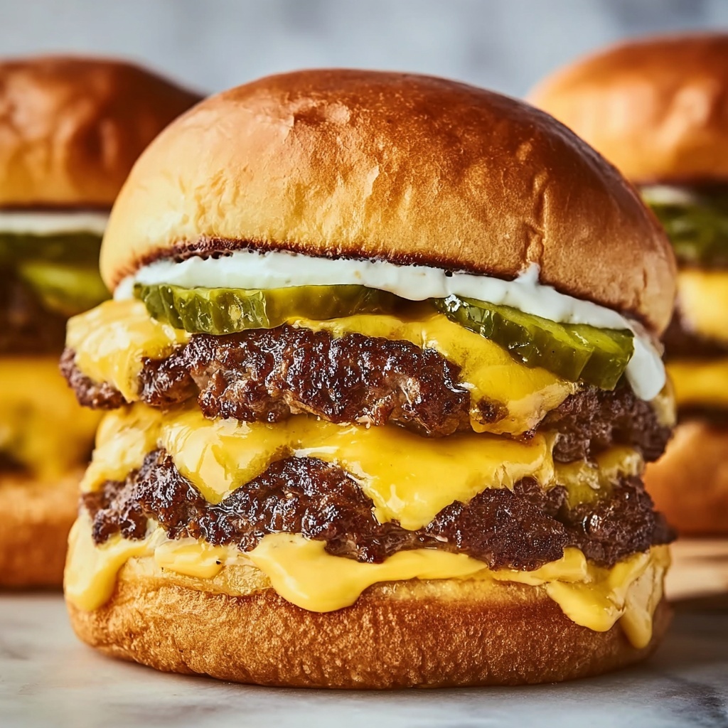 Homemade Sonic Double Smasher Burger Recipe - Recipe Image