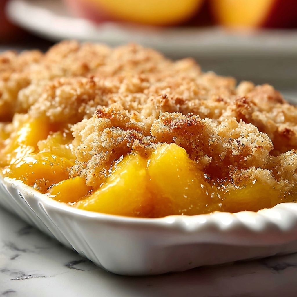 Easy Peach Dump Cake Recipe - Recipe Image