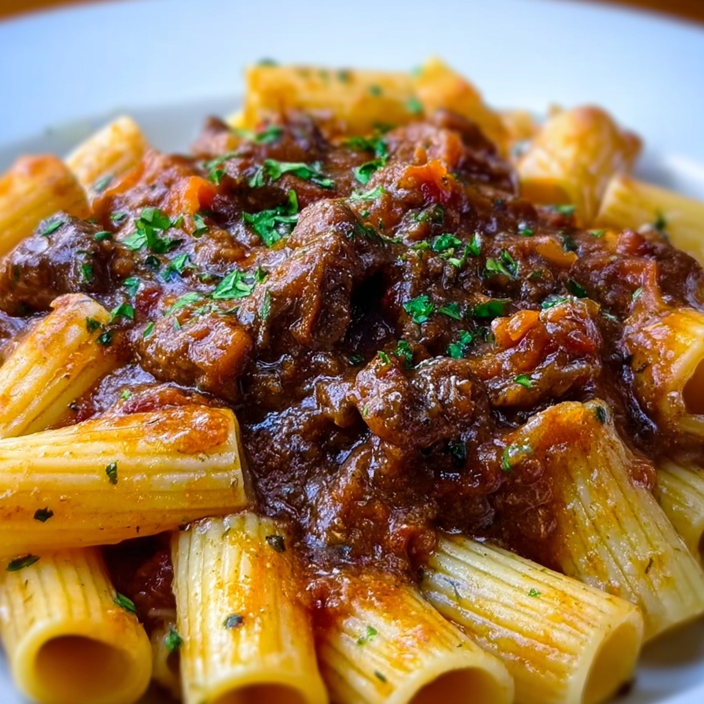 Braised Short Rib Ragu Pasta Recipe - Recipe Image
