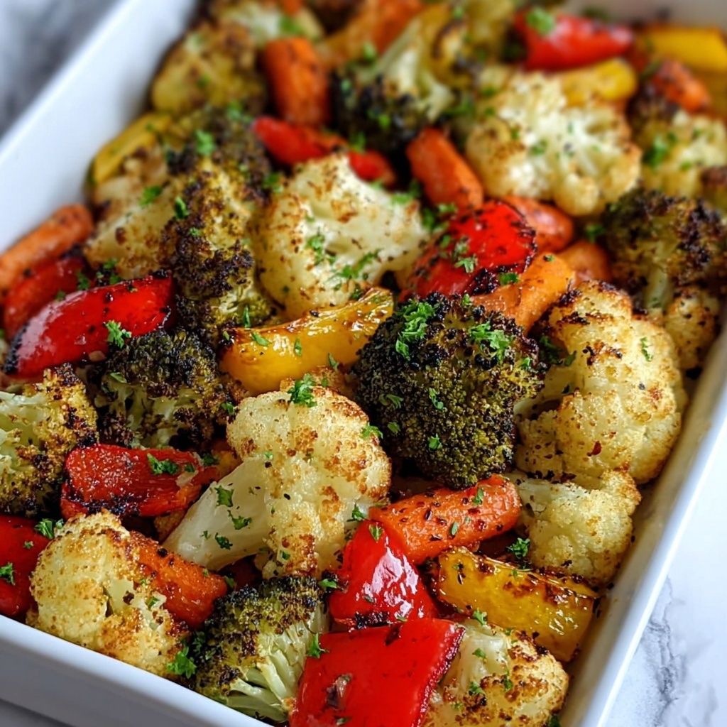 Garlic Roasted Vegetables Recipe - Recipe Image