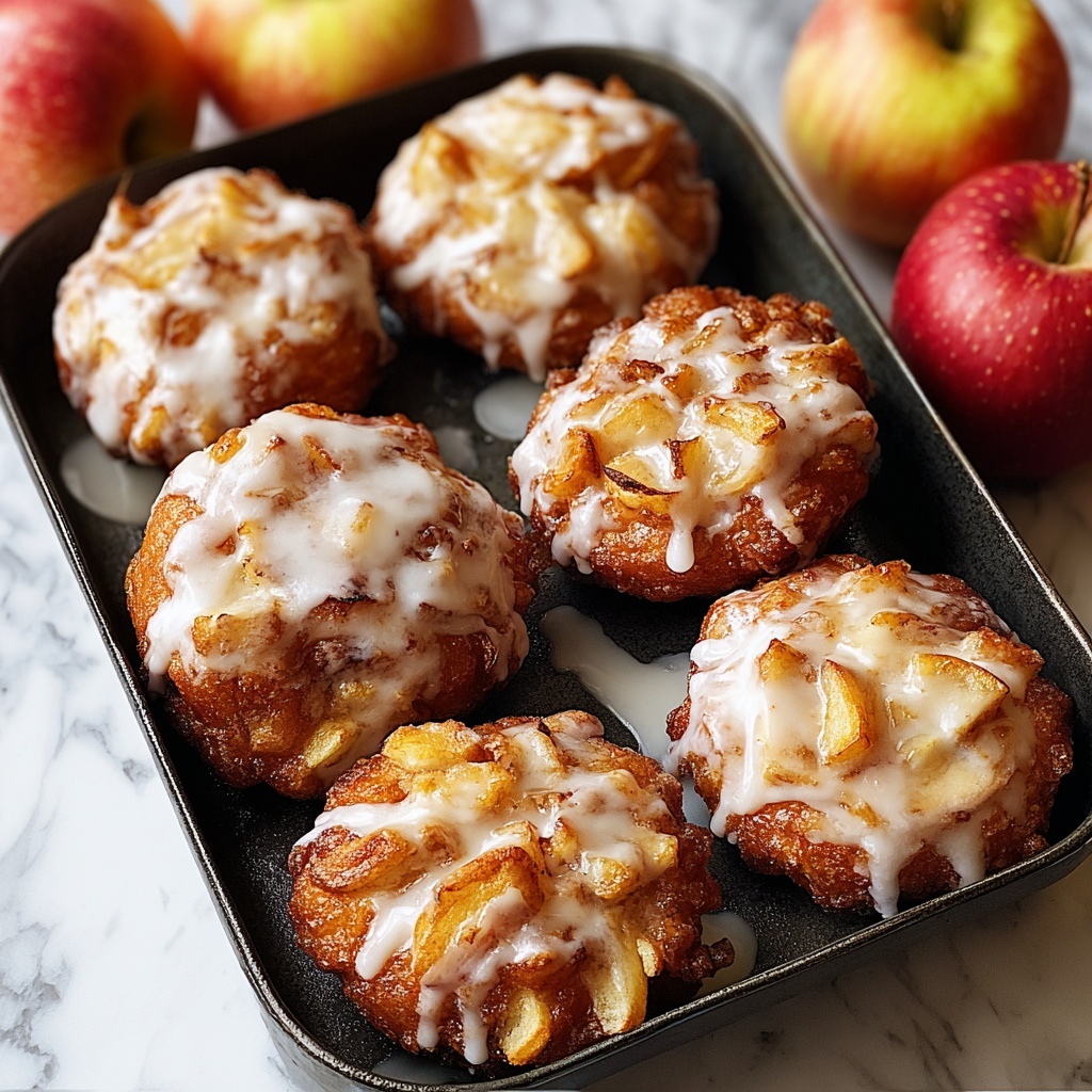 Warm Baked Apple Fritters Recipe - Recipe Image