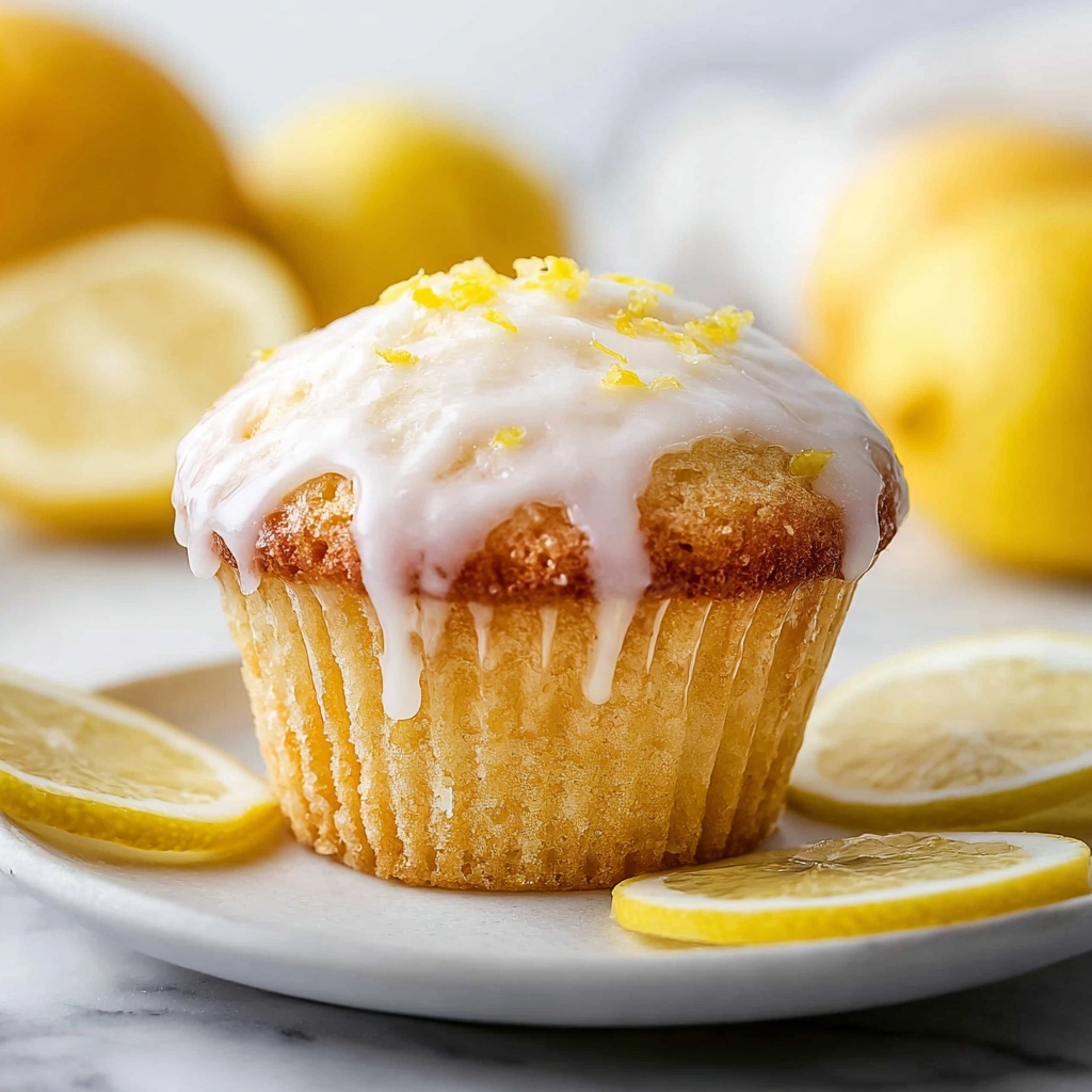 Lemon Muffins with Optional Lemon Glaze Recipe - Recipe Image