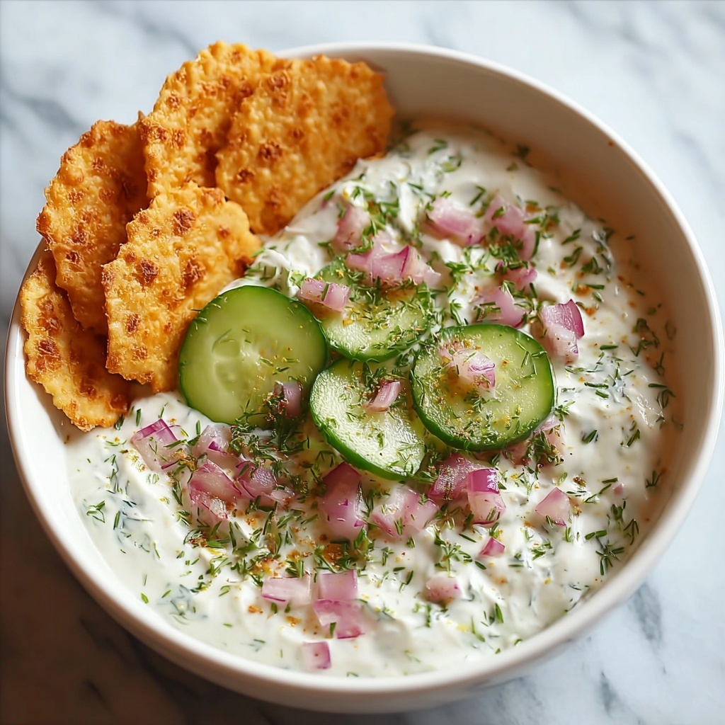 10 Minute Creamy Pickle Dip Recipe - Recipe Image