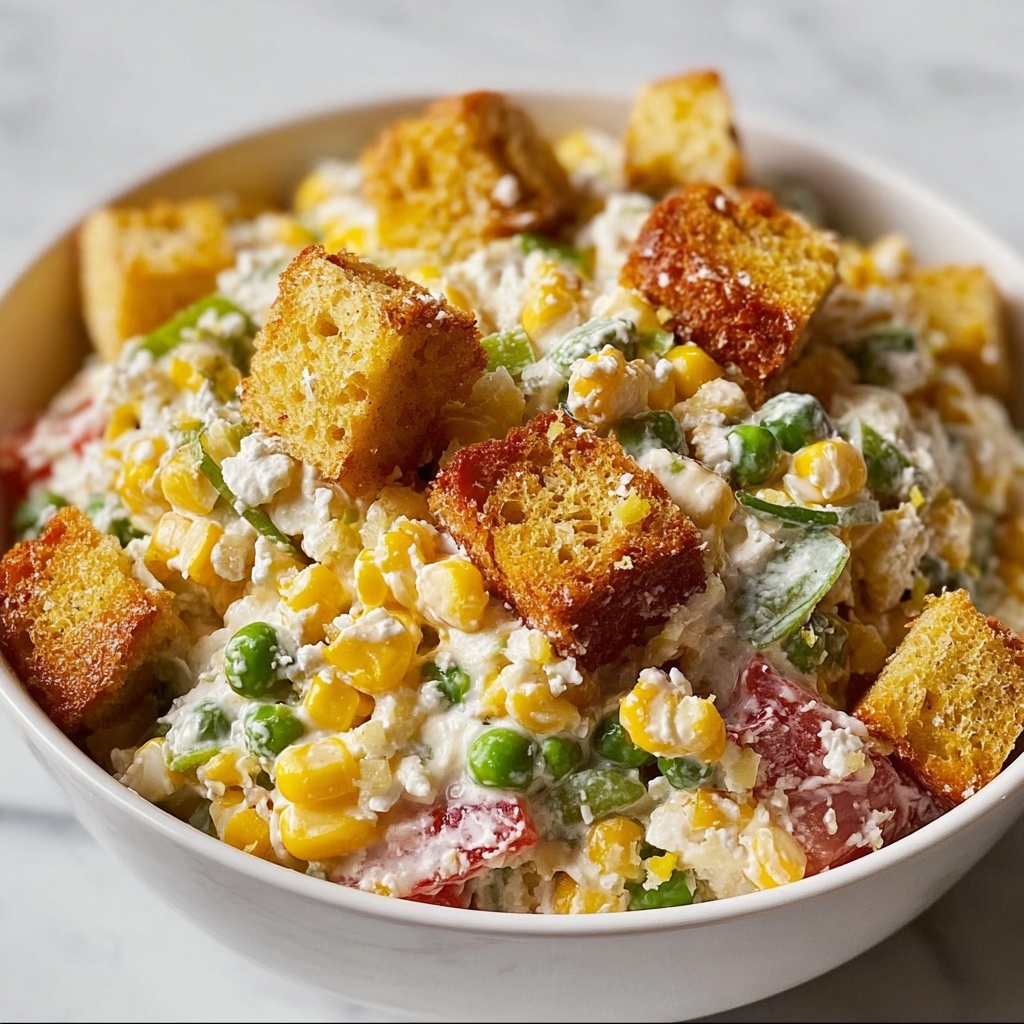 Potluck Cornbread Salad: A Bold Southern Side Dish Recipe - Recipe Image