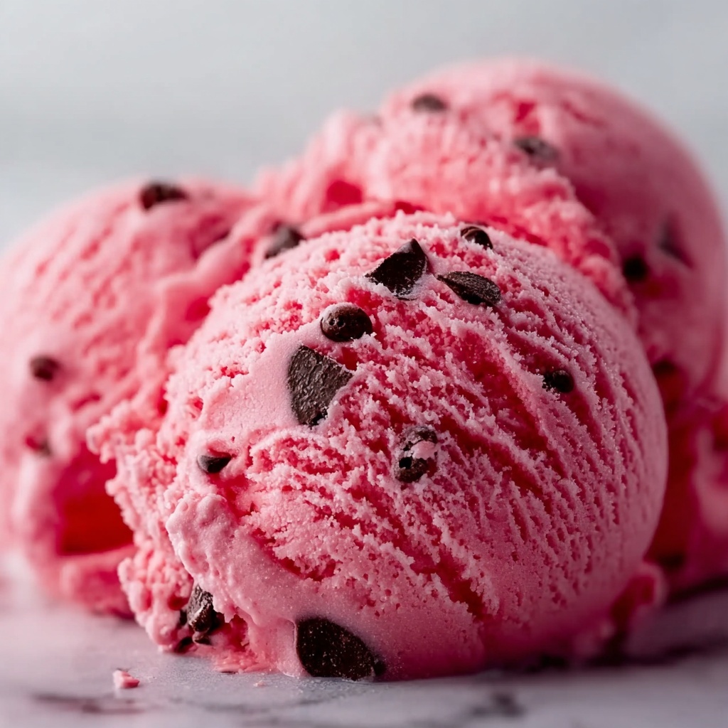 Watermelon Ice Cream Recipe - Recipe Image