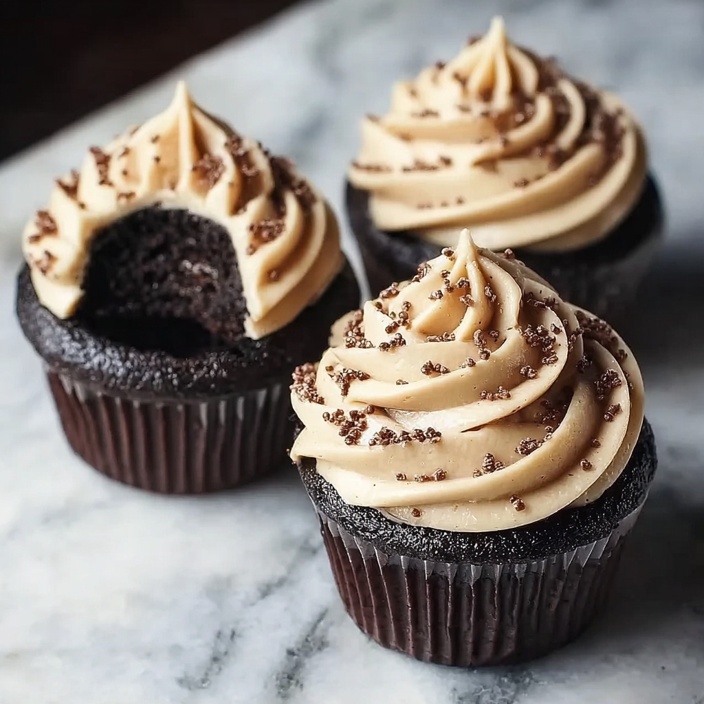 Chocolate Coffee Cream Cupcakes Recipe - Recipe Image