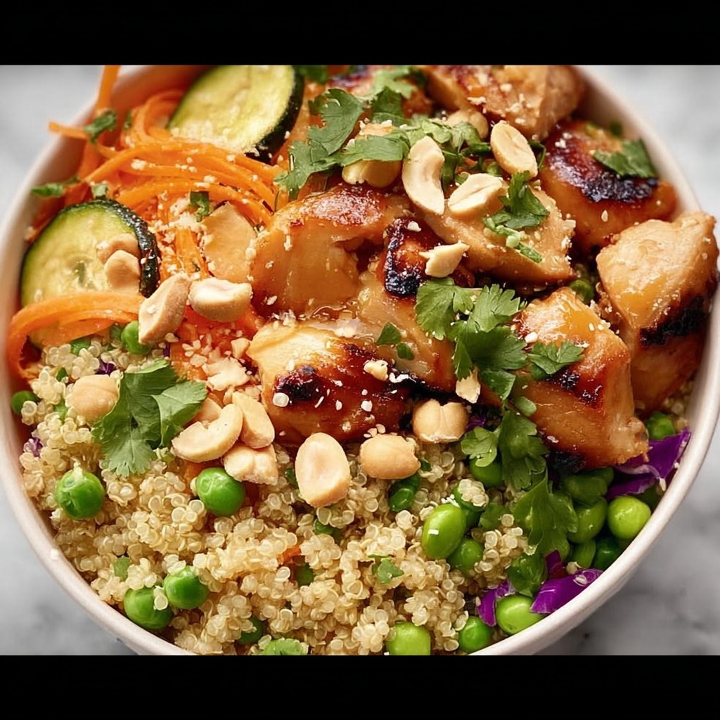 Healthy Thai Coconut Quinoa Bowls Recipe - Recipe Image