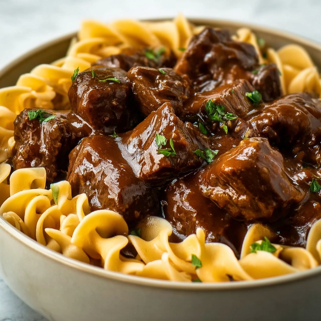 Crockpot Beef and Noodles Recipe - Recipe Image