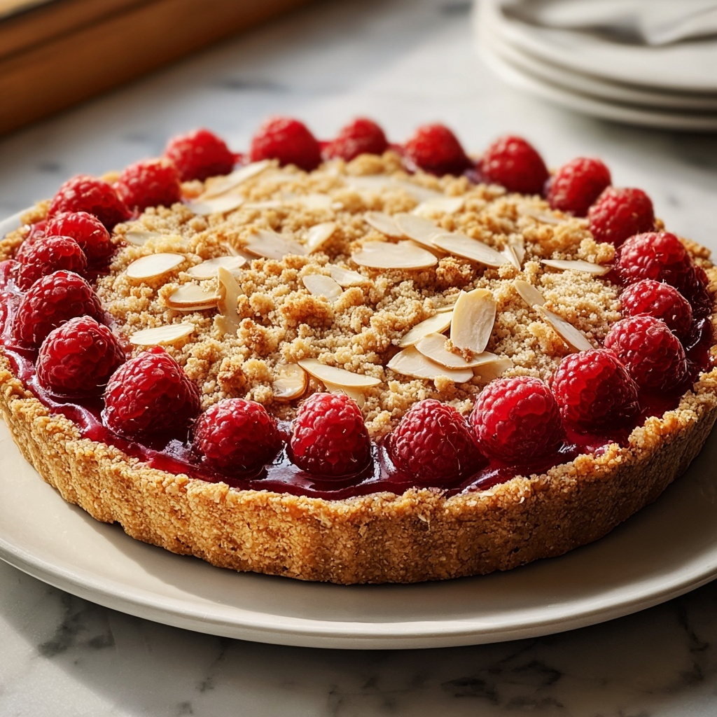 Raspberry Almond Streusel Tart Recipe - Recipe Image