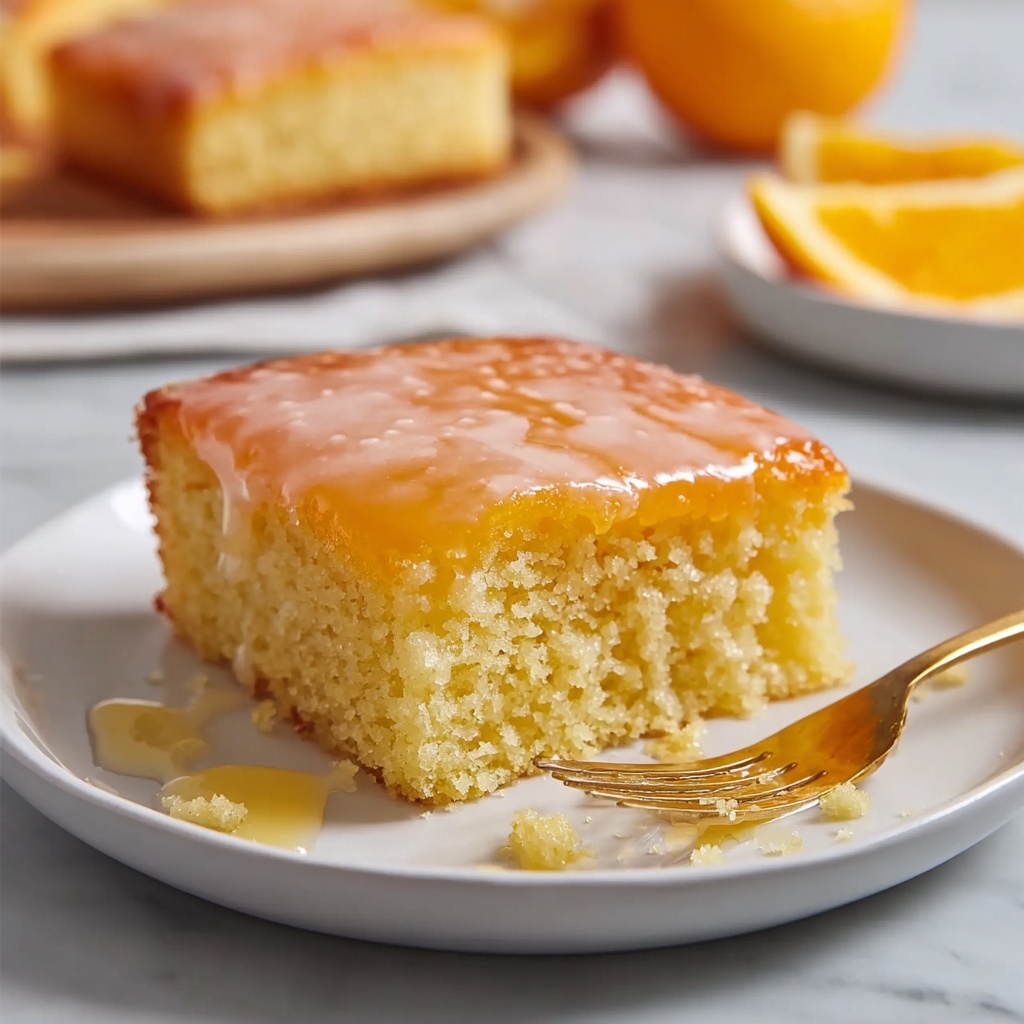 Orange Jello Cake Recipe - Recipe Image