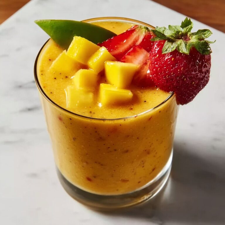 Tropical Mango Pineapple Smoothie Recipe