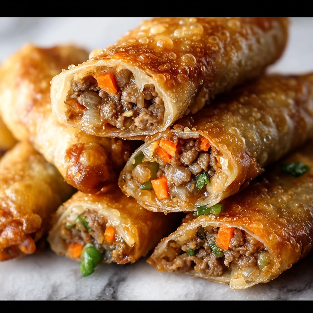 Spicy Beef Dumpling Rolls Recipe - Recipe Image