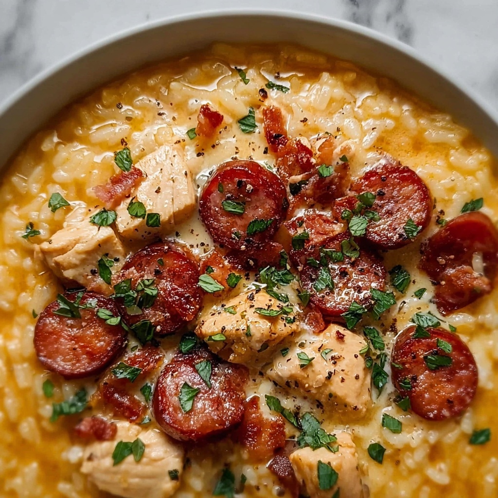 One Pot Chicken Risoni with Crispy Salami Recipe - Recipe Image