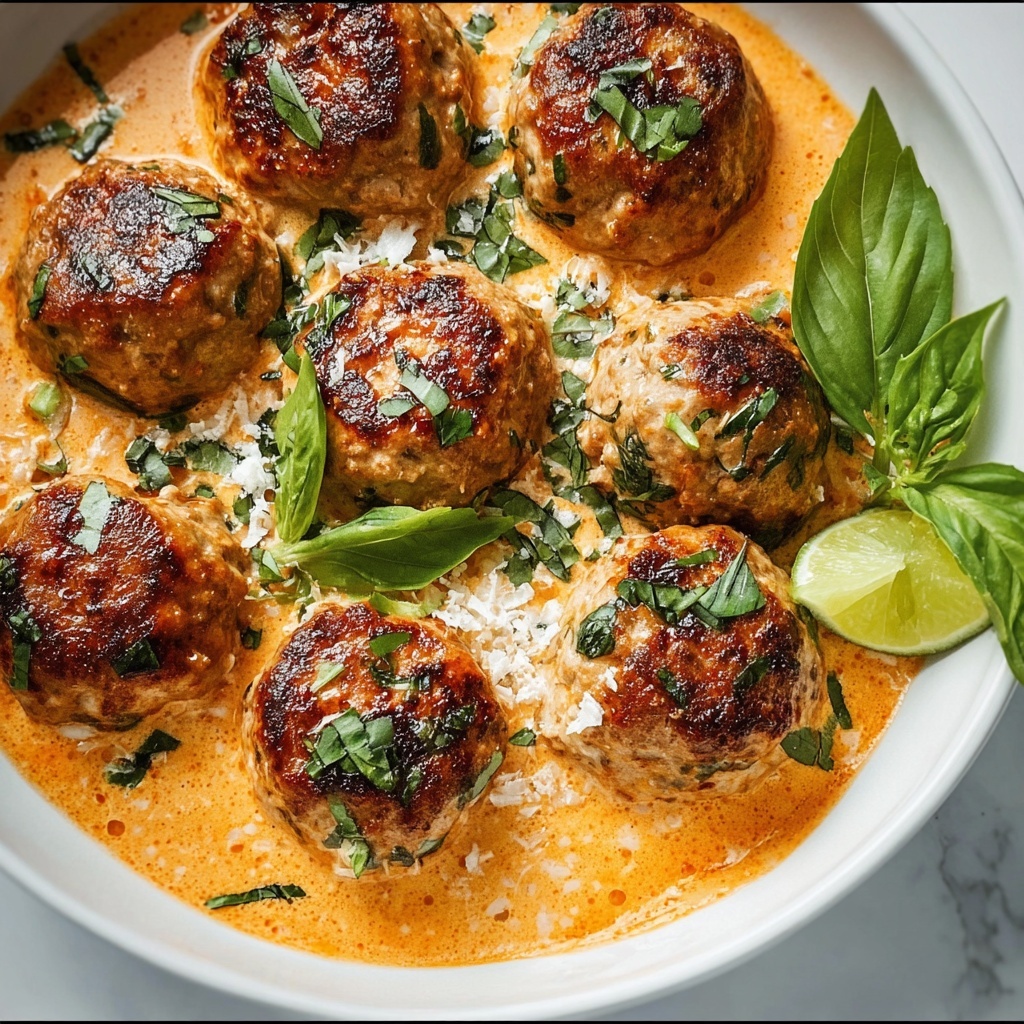 Coconut Chicken Meatballs Recipe - Recipe Image