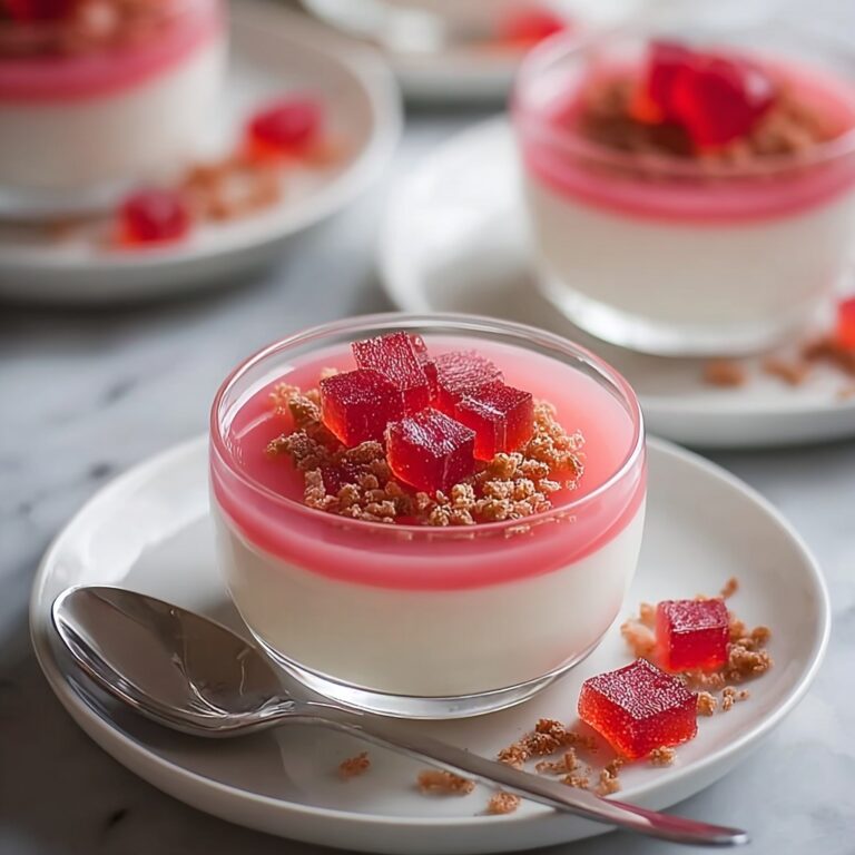 Rhubarb Panna Cotta: A Perfect Harmony of Tangy and Creamy Recipe