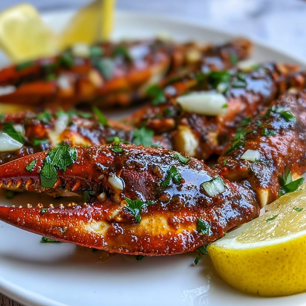 Keto Garlic Butter Crab Legs Recipe - Recipe Image