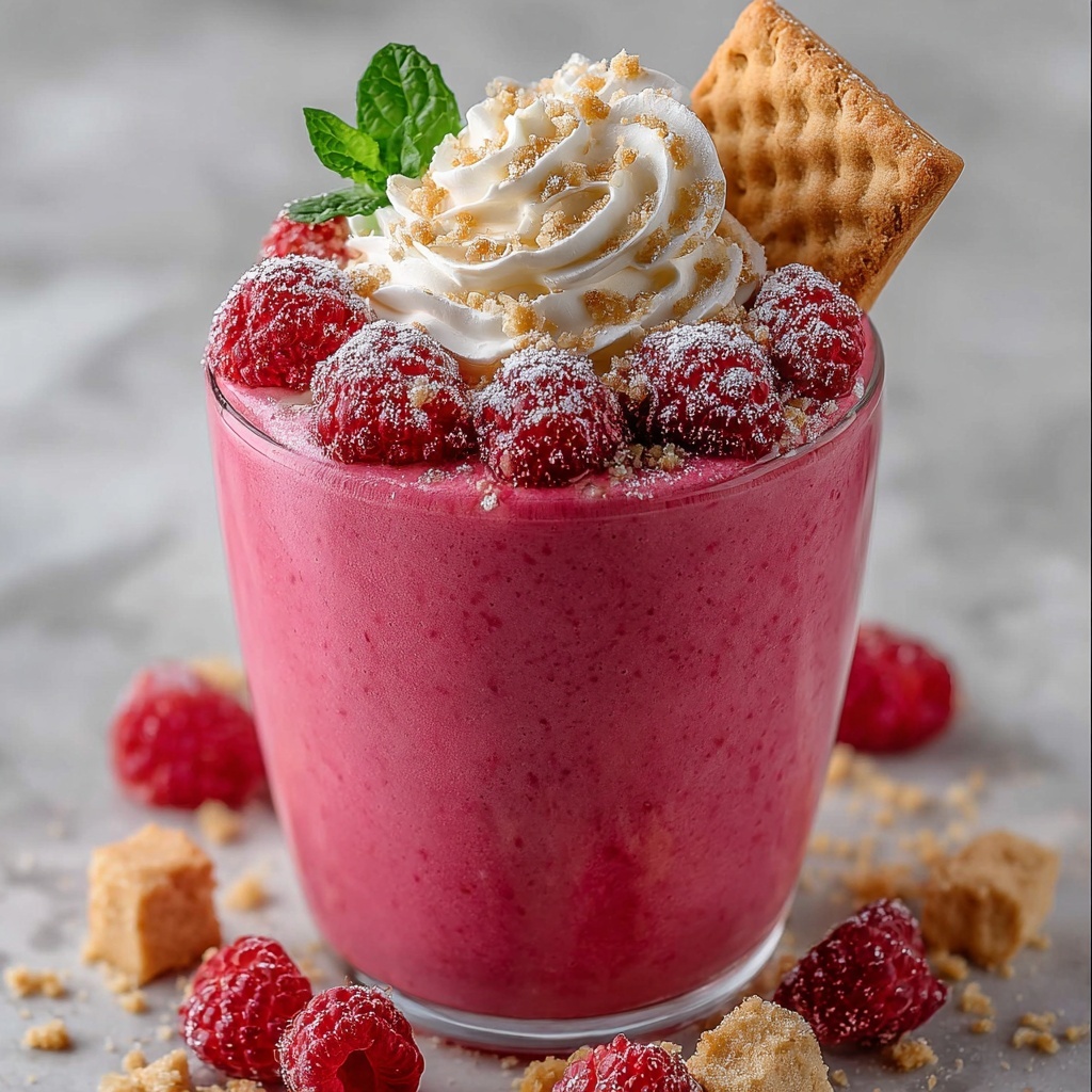 Raspberry Cheesecake Protein Shake Recipe - Recipe Image