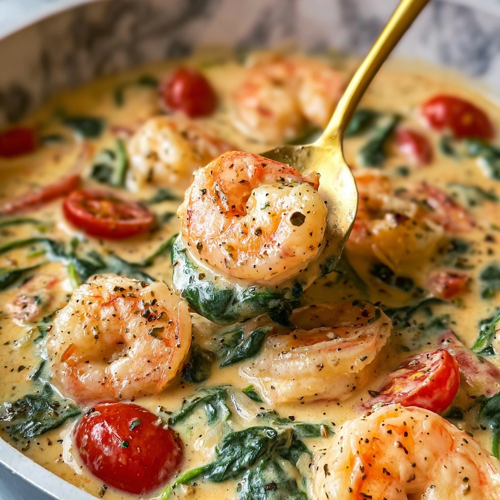 Tuscan Shrimp in Creamy Sun-Dried Tomato Sauce Recipe - Recipe Image