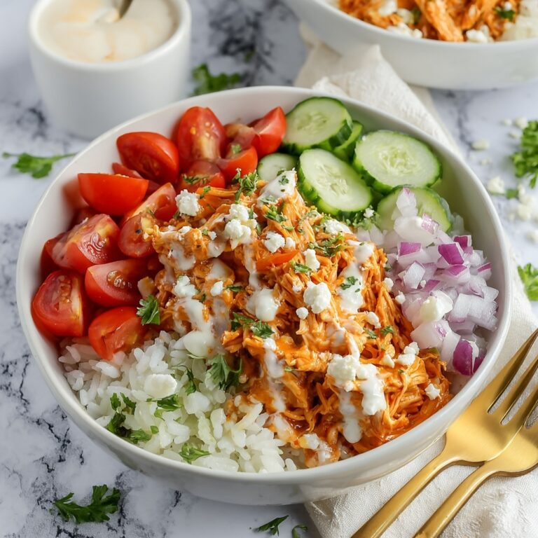 Quick Buffalo Chicken Rice Bowl Recipe
