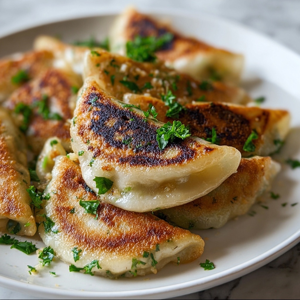Speedy Dumpling Stuffed Flatbreads Recipe - Recipe Image
