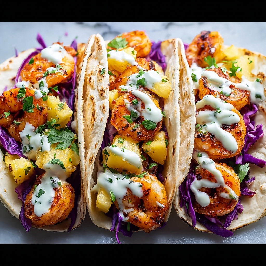 Jerk Shrimp Tacos with Pineapple Salsa Recipe - Recipe Image