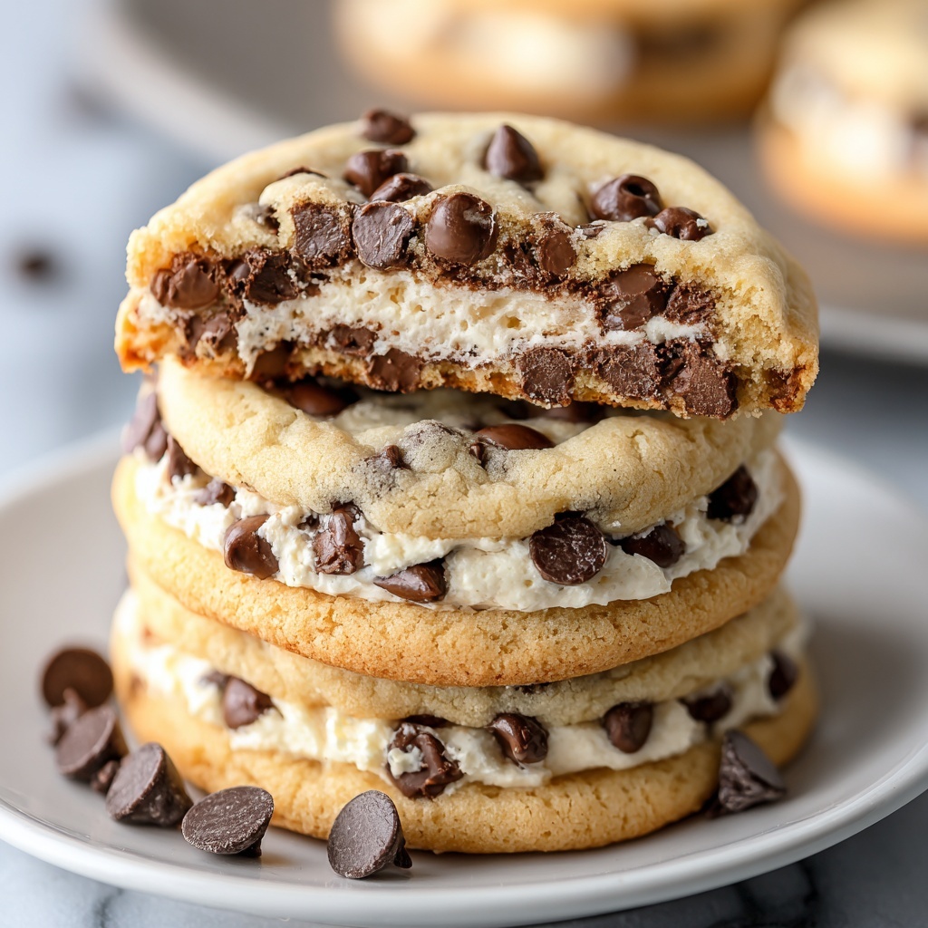 Irresistible Chocolate Chip Cheesecake Cookies Recipe - Recipe Image