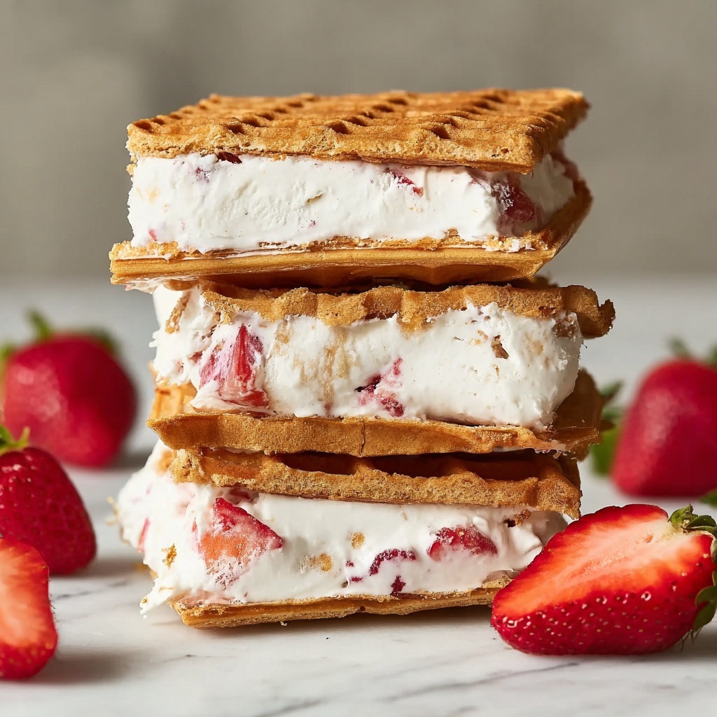 Healthy Greek Yogurt Ice Cream Sandwiches Recipe - Recipe Image