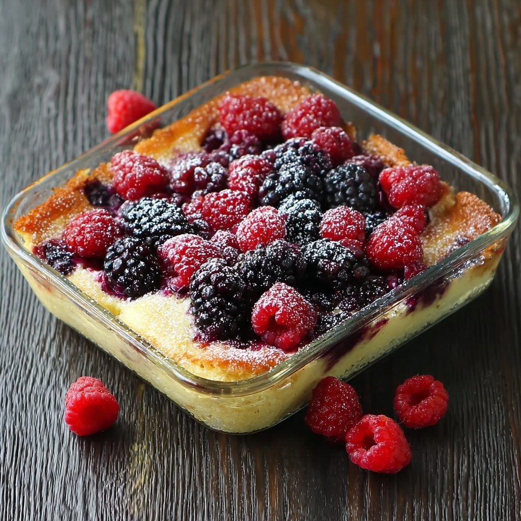 Overnight Berry Breakfast Casserole Recipe - Recipe Image