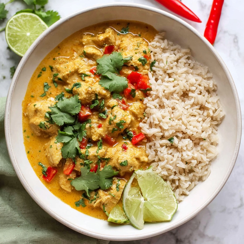 Thai Slow Cooker Chicken with Butternut Squash and Coconut Curry Recipe - Recipe Image