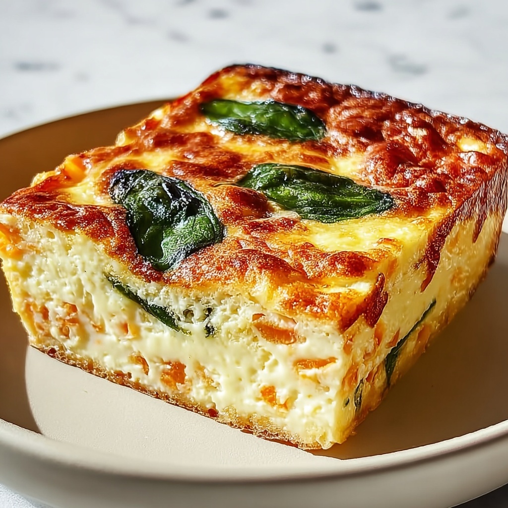 Cheesy Protein Egg Bake Recipe - Recipe Image