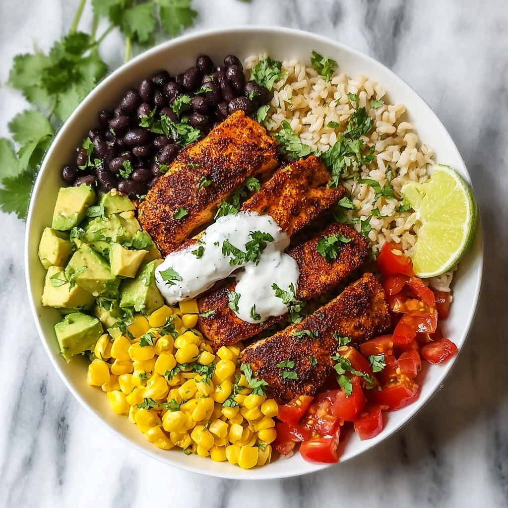 Salmon Burrito Bowl Recipe - Recipe Image