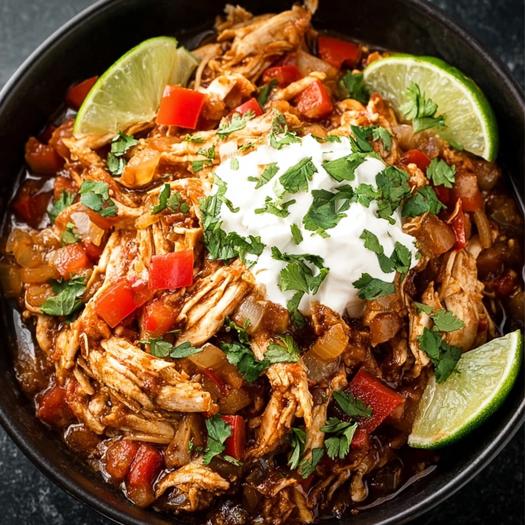 Easy Mexican Chicken Crock Pot Recipe - Recipe Image