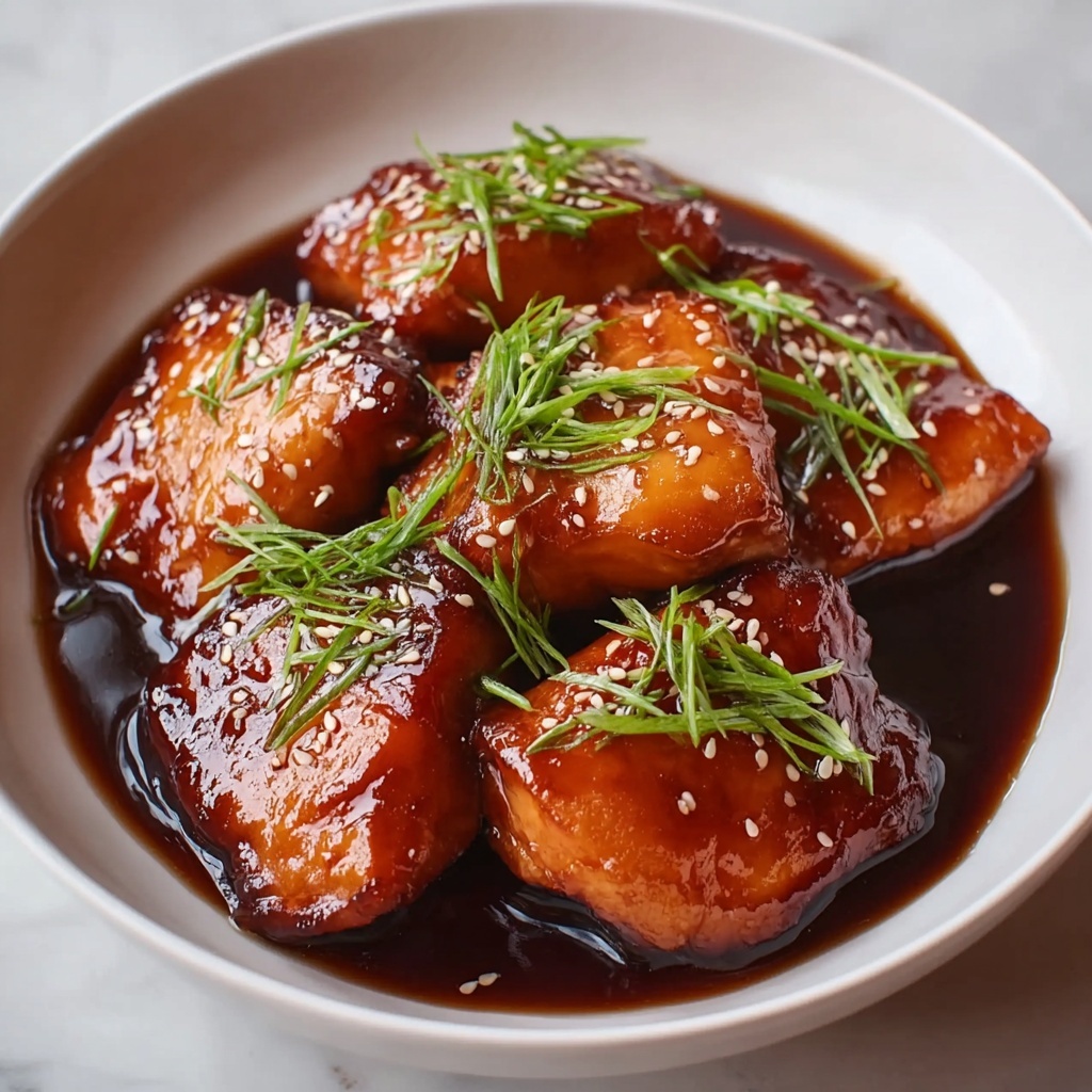 Slow Cooker Honey Garlic Chicken Recipe - Recipe Image