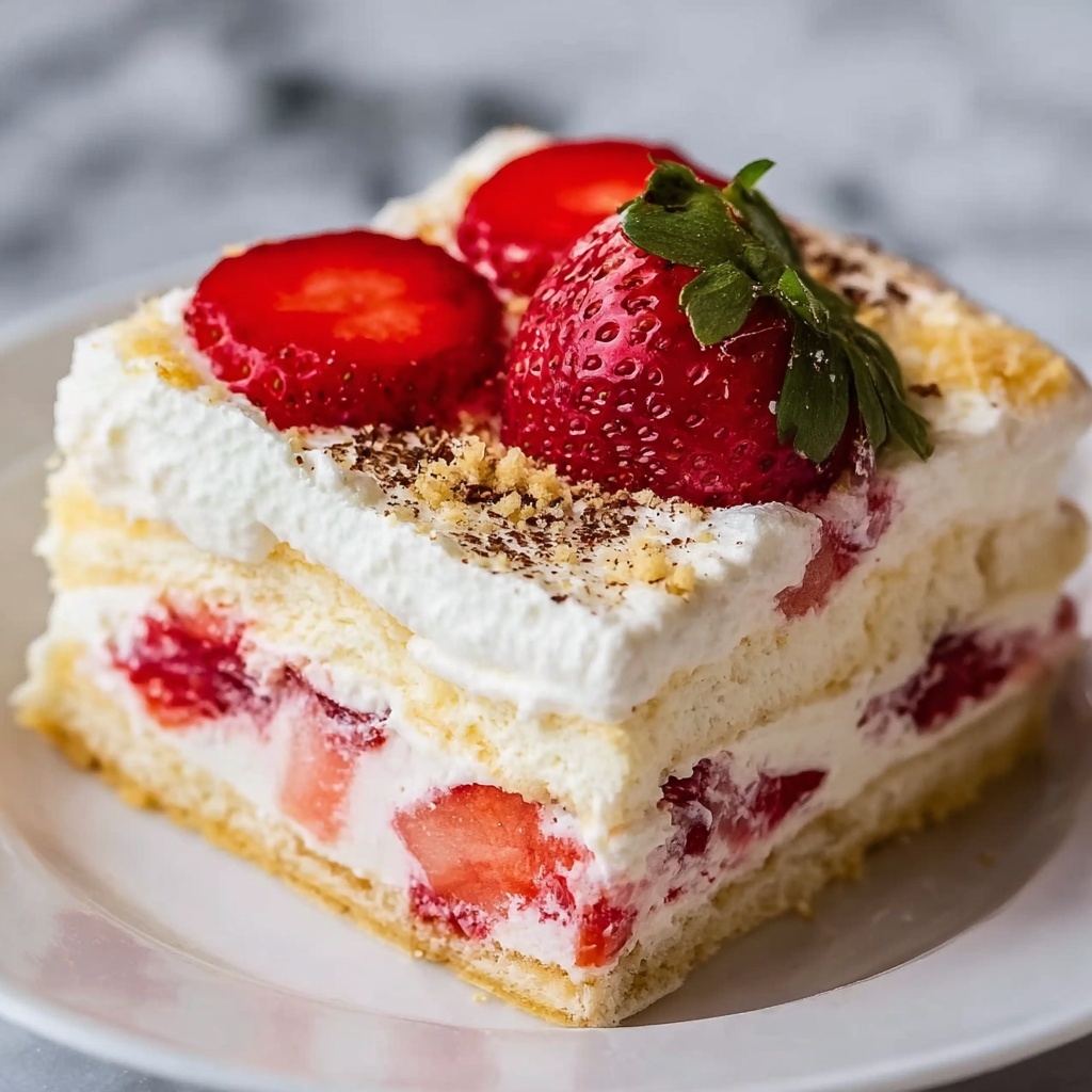 Strawberry Lasagna Recipe - Recipe Image