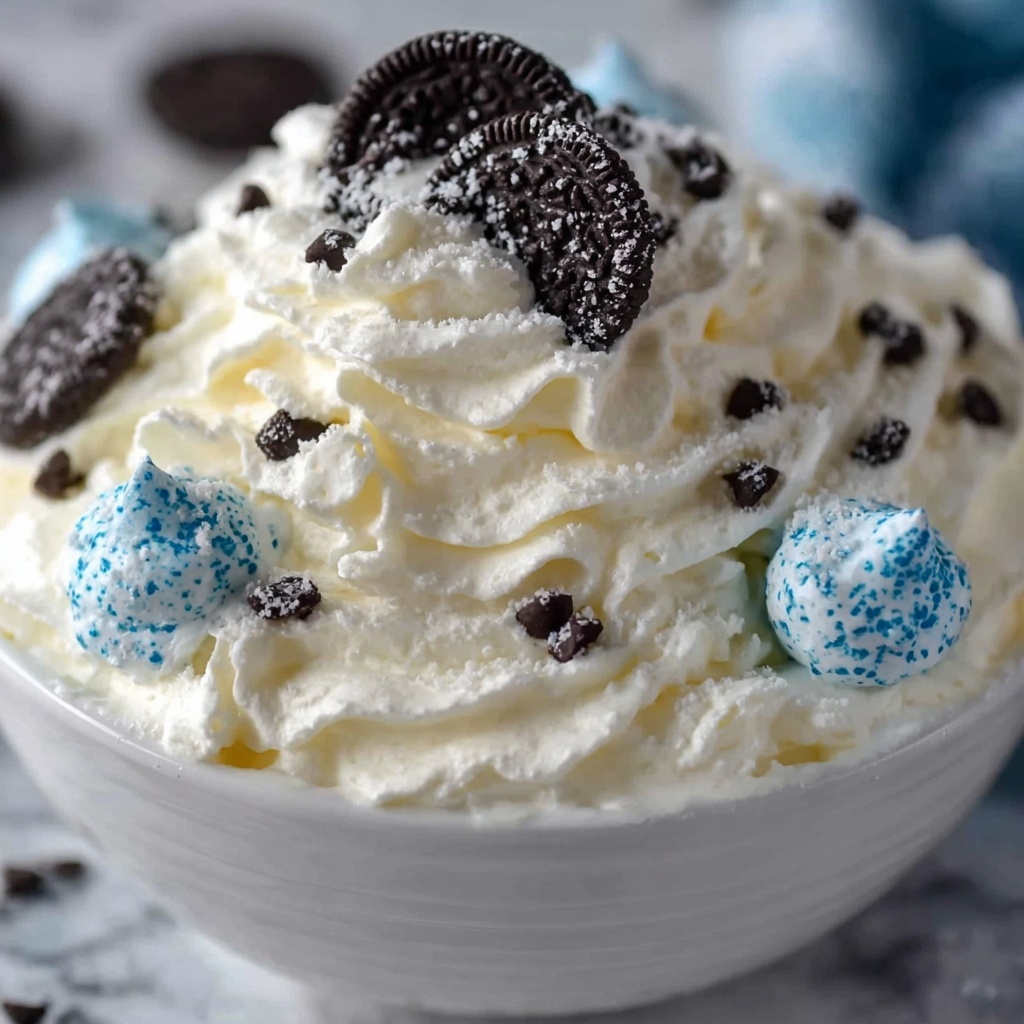 Cookie Monster Fluff Recipe - Recipe Image
