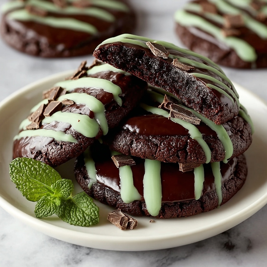 Chocolate Mint Cookies Recipe - Recipe Image