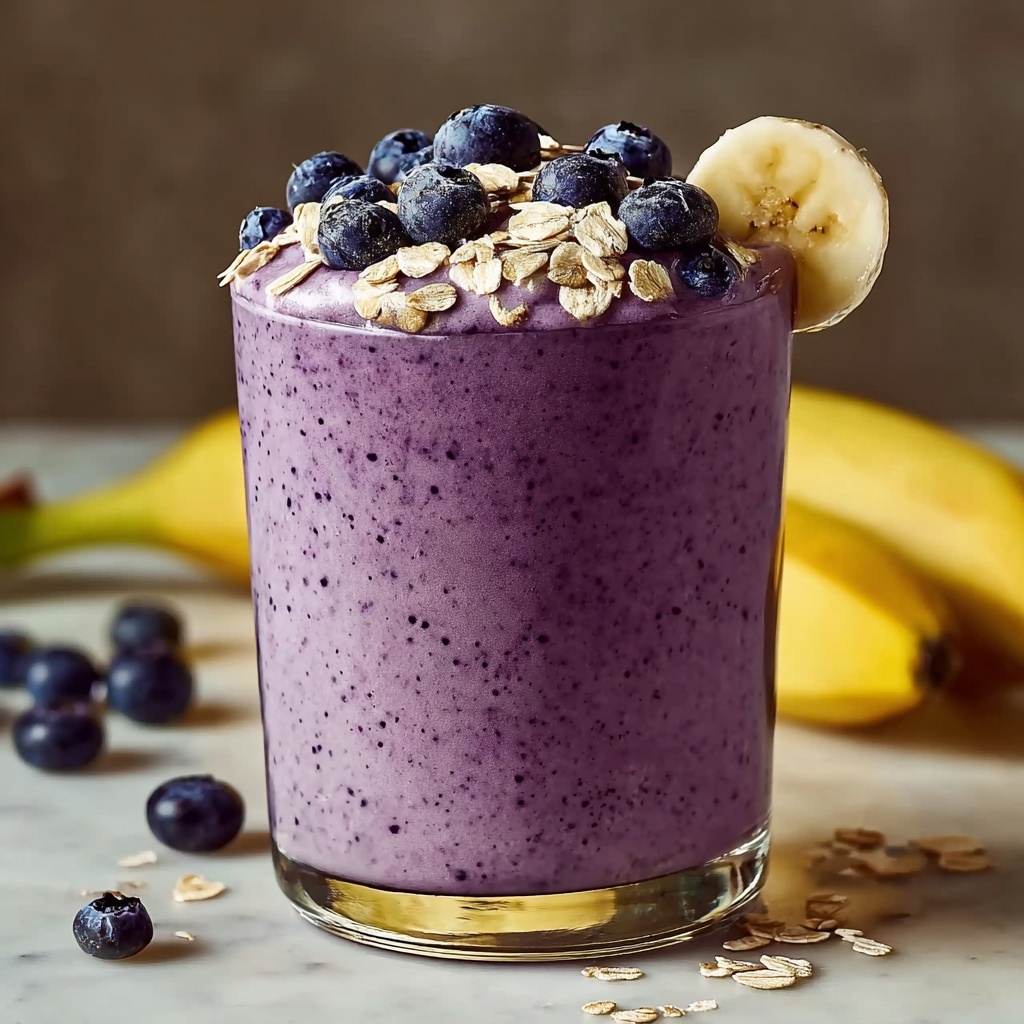 Banana Blueberry Smoothie Recipe - Recipe Image