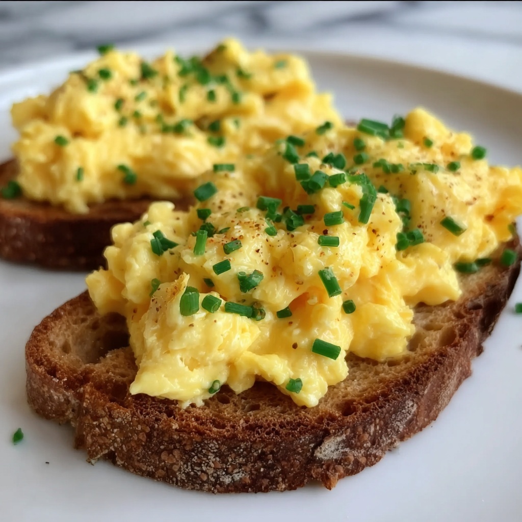 Creamy Scrambled Eggs Recipe - Recipe Image